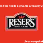 Resers Fine Foods Big Game Giveaway 2025 (resers.com)