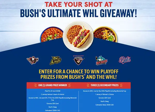 Bushs Ultimate WHL Giveaway 2025