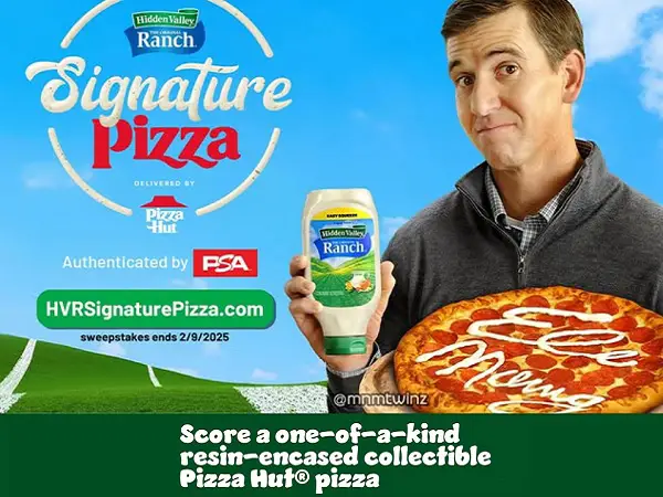 Hidden Valley Ranch Signature Pizza Sweepstakes 2025