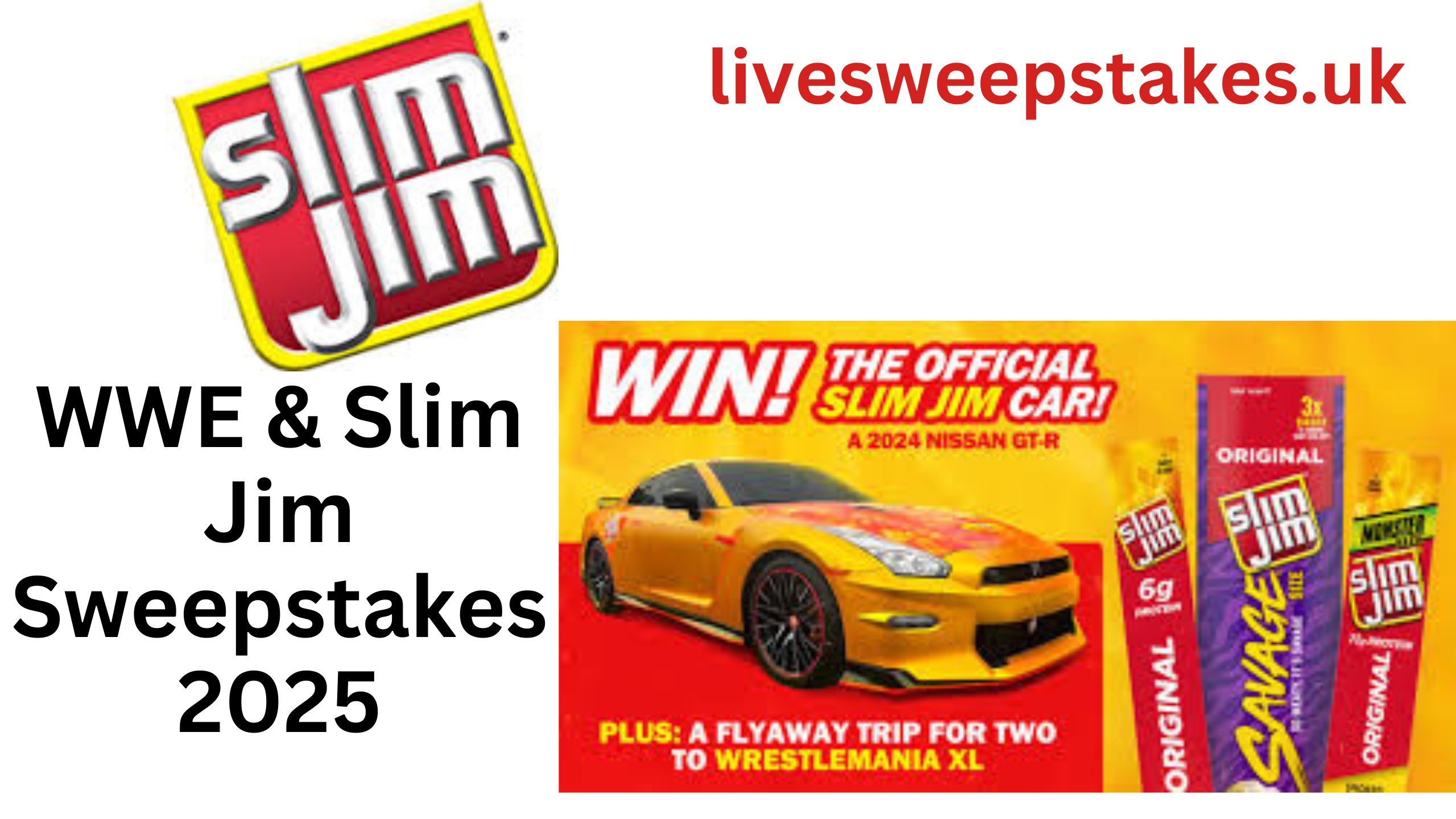 WWE & Slim Jim Sweepstakes 2025