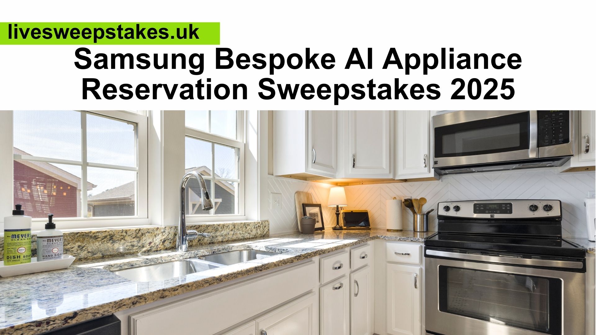 Samsung Bespoke AI Appliance Reservation Sweepstakes 2025