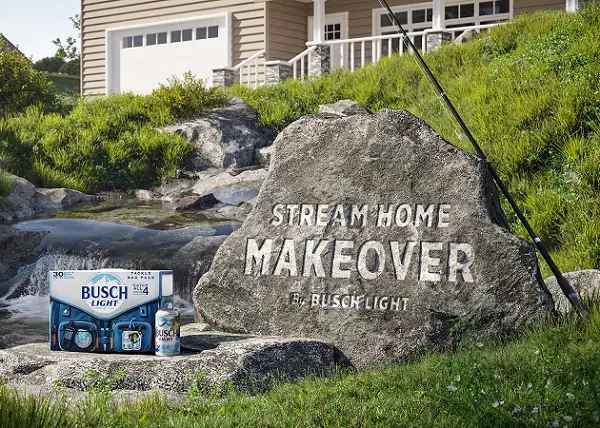 Win $50000 Cash for Stream Home Makeover (busch.com/streamhomemakeover)