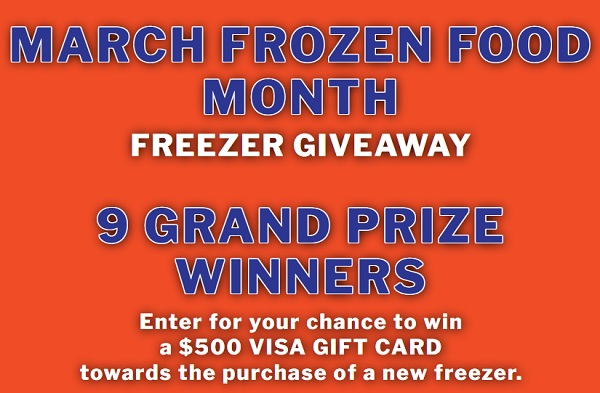 March Frozen Food Giveaway 2025 (frozenfoodgiveaway.com)